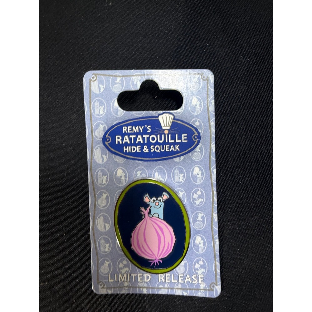 Disney Pin OS Blue NEW Remy Ratatouille Hide & Squeak Onion Limited Release 2015